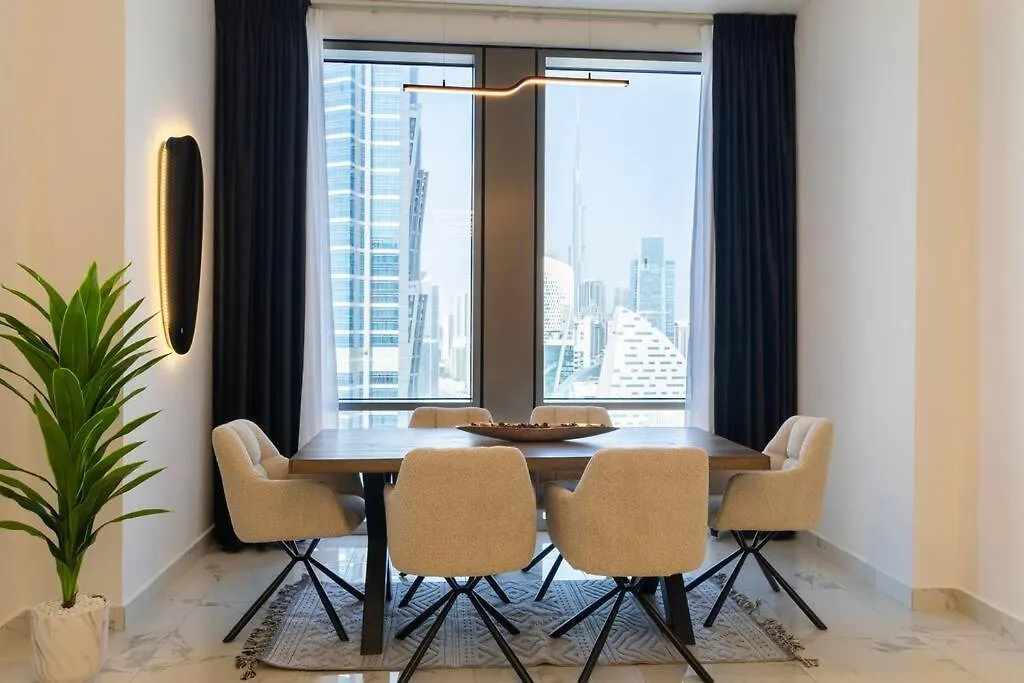 Burj Khalifa View Apartment In Business Bay Dubai
