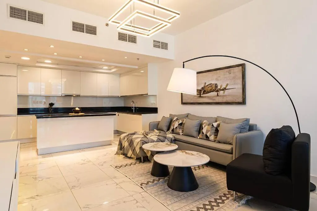 Burj Khalifa View Apartment In Business Bay Dubai 0*,